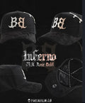 Gorra Barbas Hats "INFERNO" 24k Rose Gold (PREVENTA)